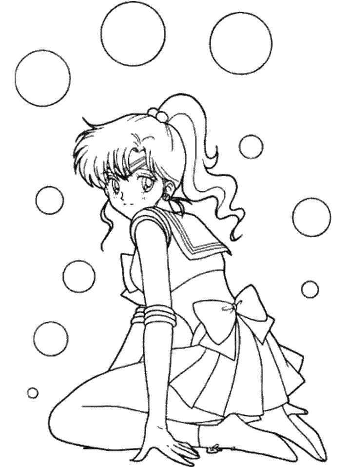 sailor neptune coloring pages - photo #26